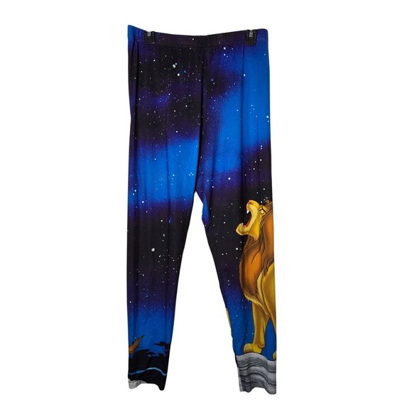 Disney Womens The Lion King Leggings Size Large Character Stretch Fun Comfy - Picture 1 of 10